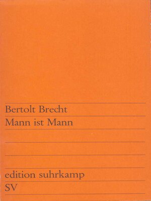 cover image of Mann ist Mann